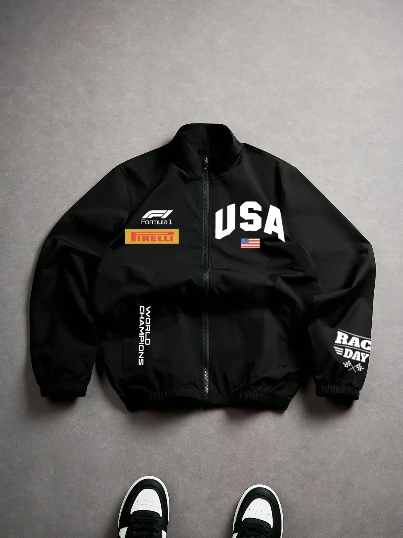 1 Piece Men's Fashion Outdoor Jacket, Wind Resistant Outerwear, Sports Design, Eco-Friendly Breathable Fabric, Windproof & Moisture-Wicking, Daily Commuting & Sports Enthusiasts, Sporty Breathable Outerwear, Outdoor Clothing