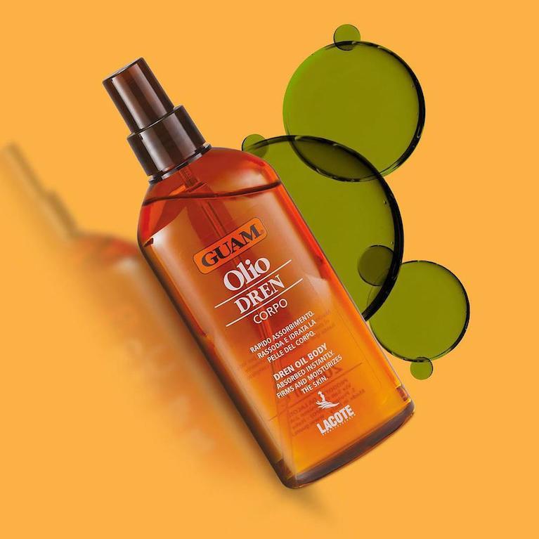 Guam Dren Moisturizing and Draining Body Oil for Massage