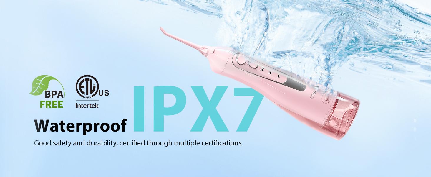 COSLUS CX20 Water Flosser Teeth Pick:Soft Portable Cordless Oral Irrigator Rechargeable Travel Irrigation Cleaner IPX7 Waterproof Electric Flossing Machine for TeethCleaning,Professional Dental Teeth Irrigator,Teeth Cleaning Tools,Home Travel Gift COSLUS CX20 Water Flosser Teeth Pick:Soft Portable Cordless Oral Irrigator Rechargeable Travel Irrigation Cleaner IPX7 Waterproof Electric Flossing Machine for TeethCleaning,Professional Dental Teeth Irrigator,Teeth Cleaning Tools,Home Travel Gift