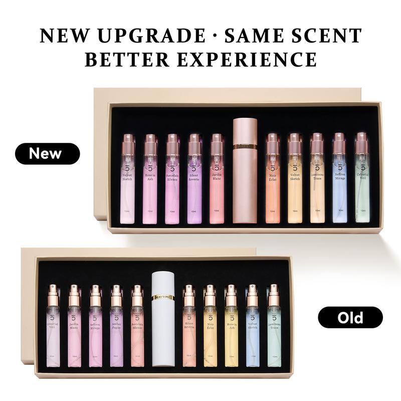 Maytime L’Atelier des Senteurs Perfume Discovery Gift Set (10×10ml) – Luxury Eau De Parfum Collection | Floral, Woody, Fruity & Oriental Scents | Perfect for Gifting & Special Occasions