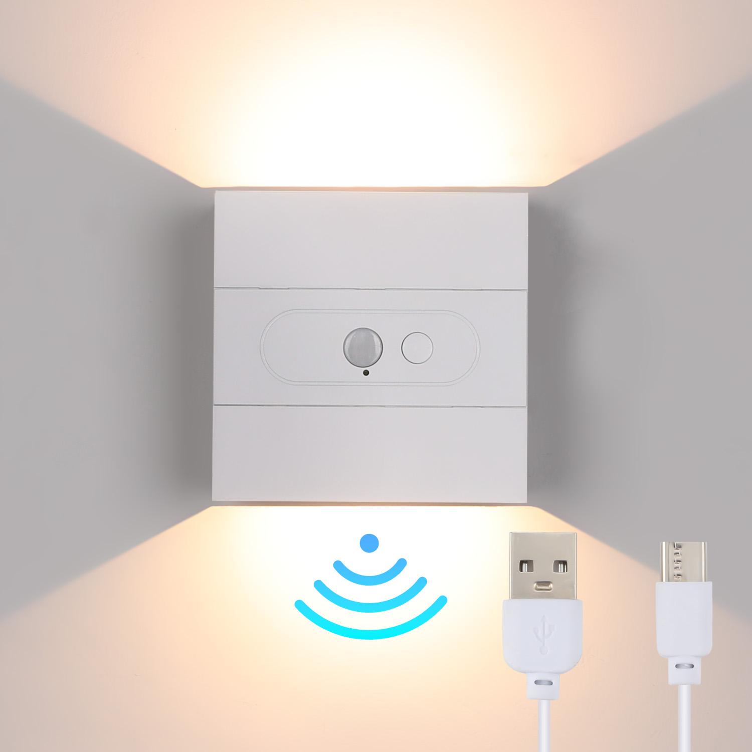 No-Drills Magnetic Wall Light: The Ultimate USB-Rechargeable Motion-Activated LED Lamp