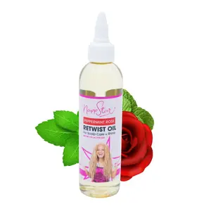 Peppermint Rose Oil for Retwist Locs, Braids, Twist, and Dreads