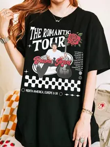 Bruno Tour Inspired Graphic T-Shirt, Pop R&B Music Fan Tee, Trendy Concert Aesthetic Streetwear