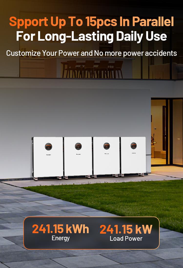 【Truck Delivery】HumsiENK 48V 314Ah LiFePO4 Lithium Battery - Offgrid power & Solar System Compatible, Bluetooth, Active Balancing, Wall-Mounted, 16kWh, 200A BMS, LCD Monitor, Grade A Cells, 15000+ Cycles, 10-Year Lifespan for Home Energy Storage