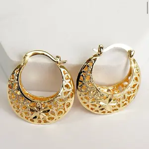Zacatecas Hoops – Gold Floral Filigree Earrings