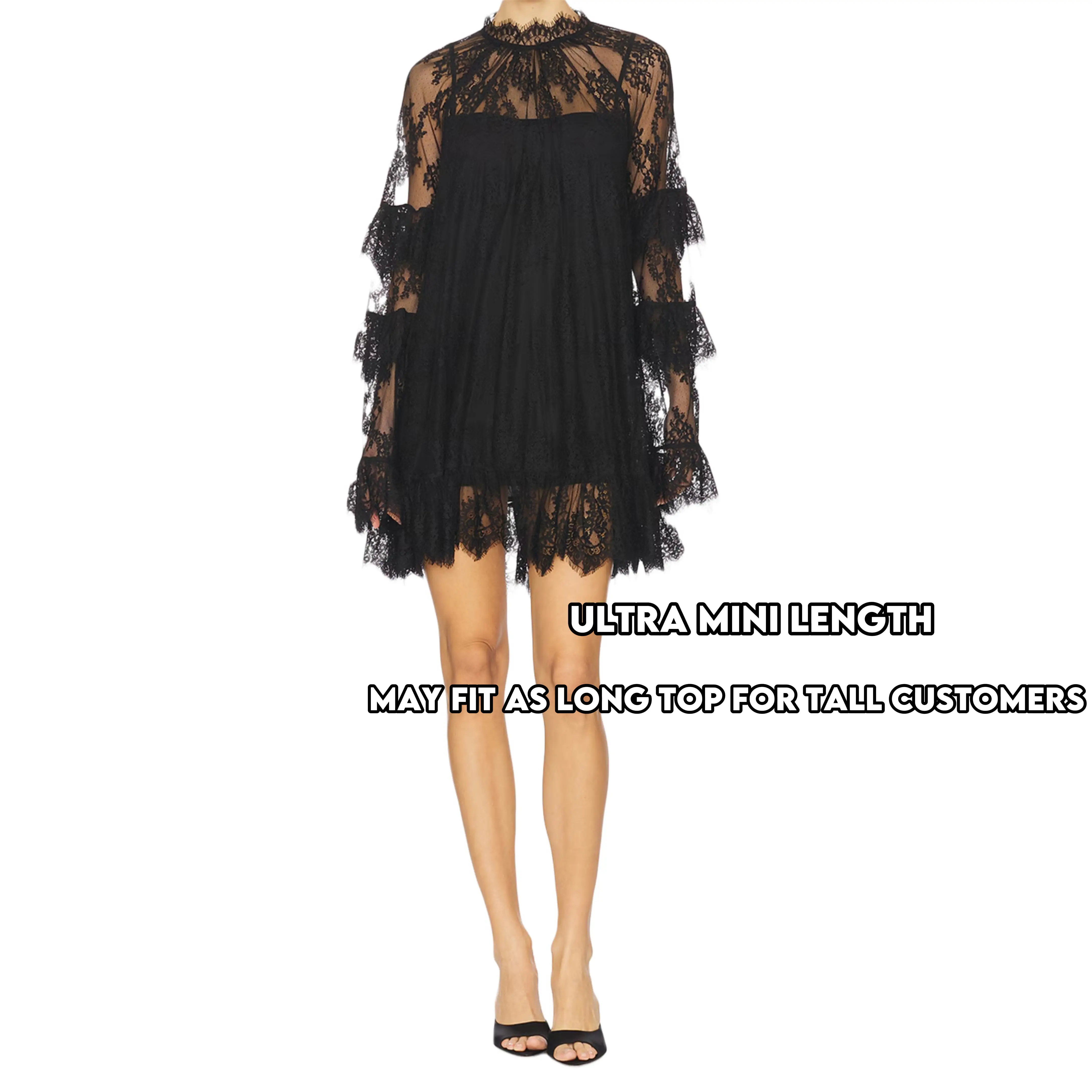 VIVELLE Sexy Sheer Lace Mini Dress Women Long Sleeve Floral See Through Beach Cover Up Ultra Short Dress or Long Top - TikTok Shop VIVELLE Sexy Sheer Lace Mini Dress Women Long Sleeve Floral See Through Beach Cover Up Ultra Short Dress or Long Top - TikTok Shop