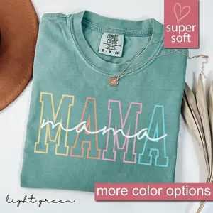 Comfort Colors Mama Shirt For Mothers Day Gift From Daughter, Mama Tshirt For Birthday Gift For Her, Baby Shower Gift, Mom Pregnancy Gift