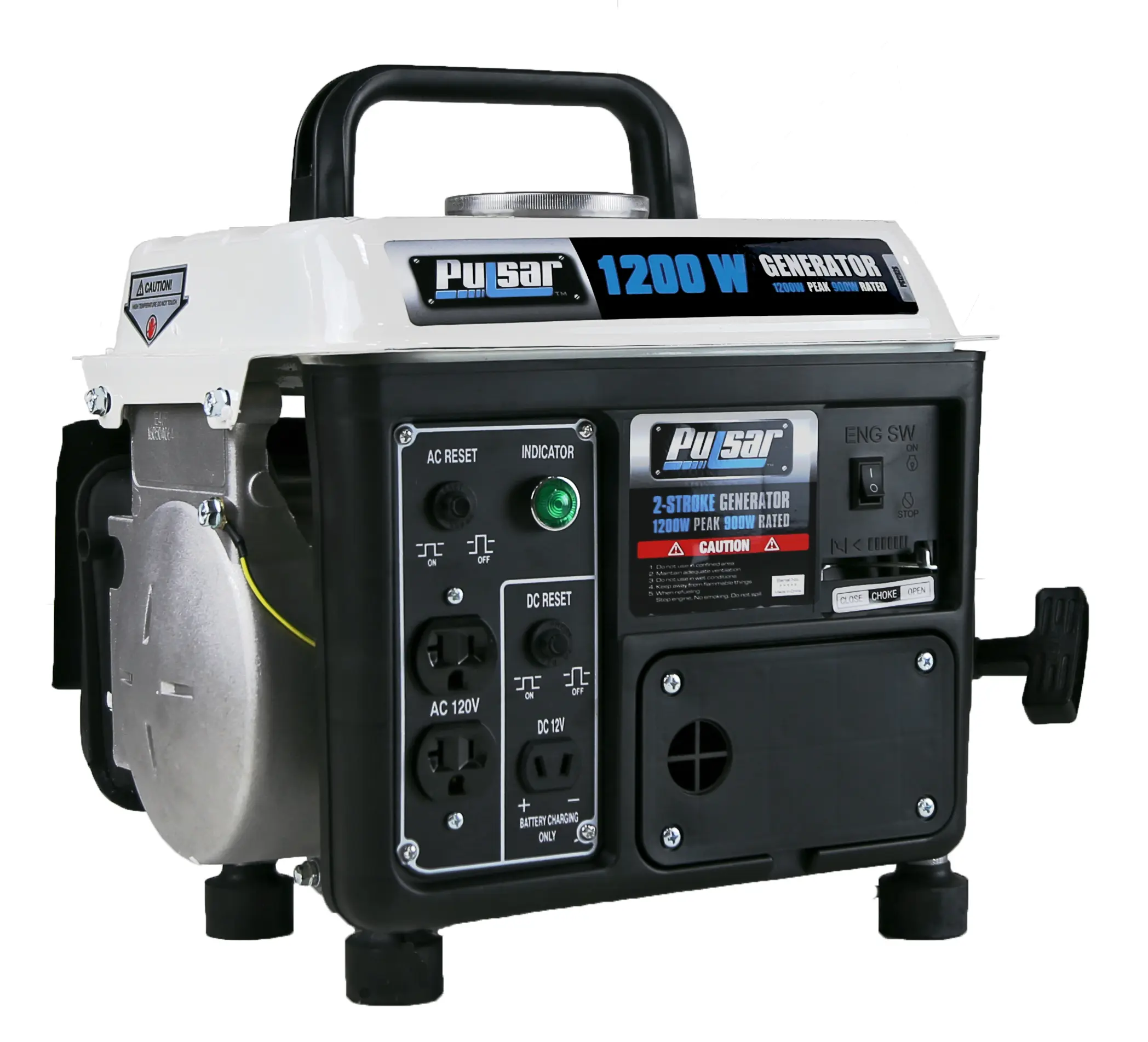 Pulsar 1,200W Portable 2-Cycle Generator