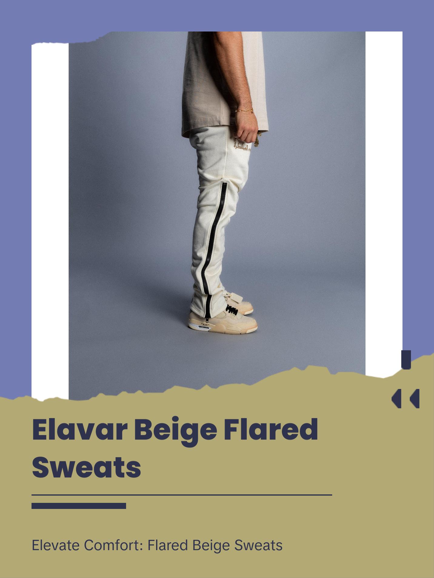 ELAVAR FLARED/REGULAR Sweats Beige