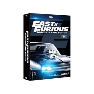 Fast & Furious 10-Movie Collection, Car-Themed Media Set with Unforgettable Paul Walker Moments, Adrenaline-Fueled Action, and Teamwork-Centric Storylines Dwayne Johnson Tyrese Gibson
