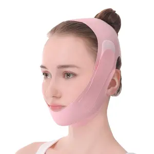 V Line Lifting Mask, Chin Strap for Sleeping, Reusable Double Chin Reducer, Jaw Exerciser, Face Slimming, Sagging Prevention, Medium