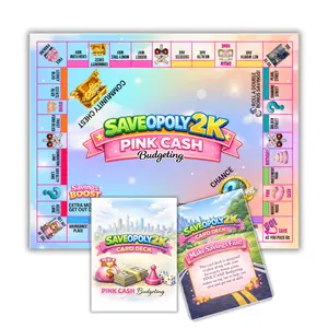 Saveopoly 2K Savings Challenge Board Game | Cash Stuffing Budget Game