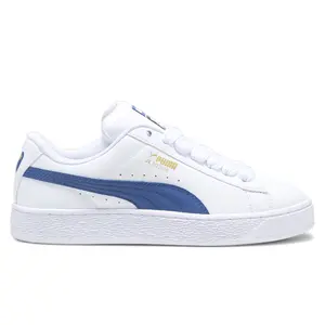 PUMA Mens Suede Xl Leather Lace Up Sneakers Shoes Casual - White
