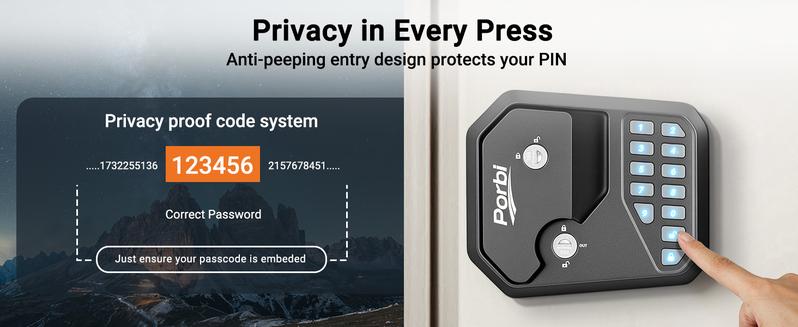 Full Metal RV Keyless Entry Door Lock with Password & Remote, Anti-Peeping & Backlit Keypad, Durable and Secure Camper Latch Replacement for RV Travel Trailer, Patented Security Structure