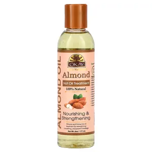 Okay Pure Naturals Almond Hot Oil Treatment, 6 oz (177 ml)