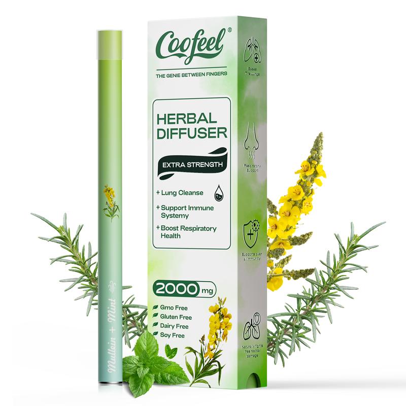 Coofeel Natural peppermint herbal essential oil oral energy bar - supports health