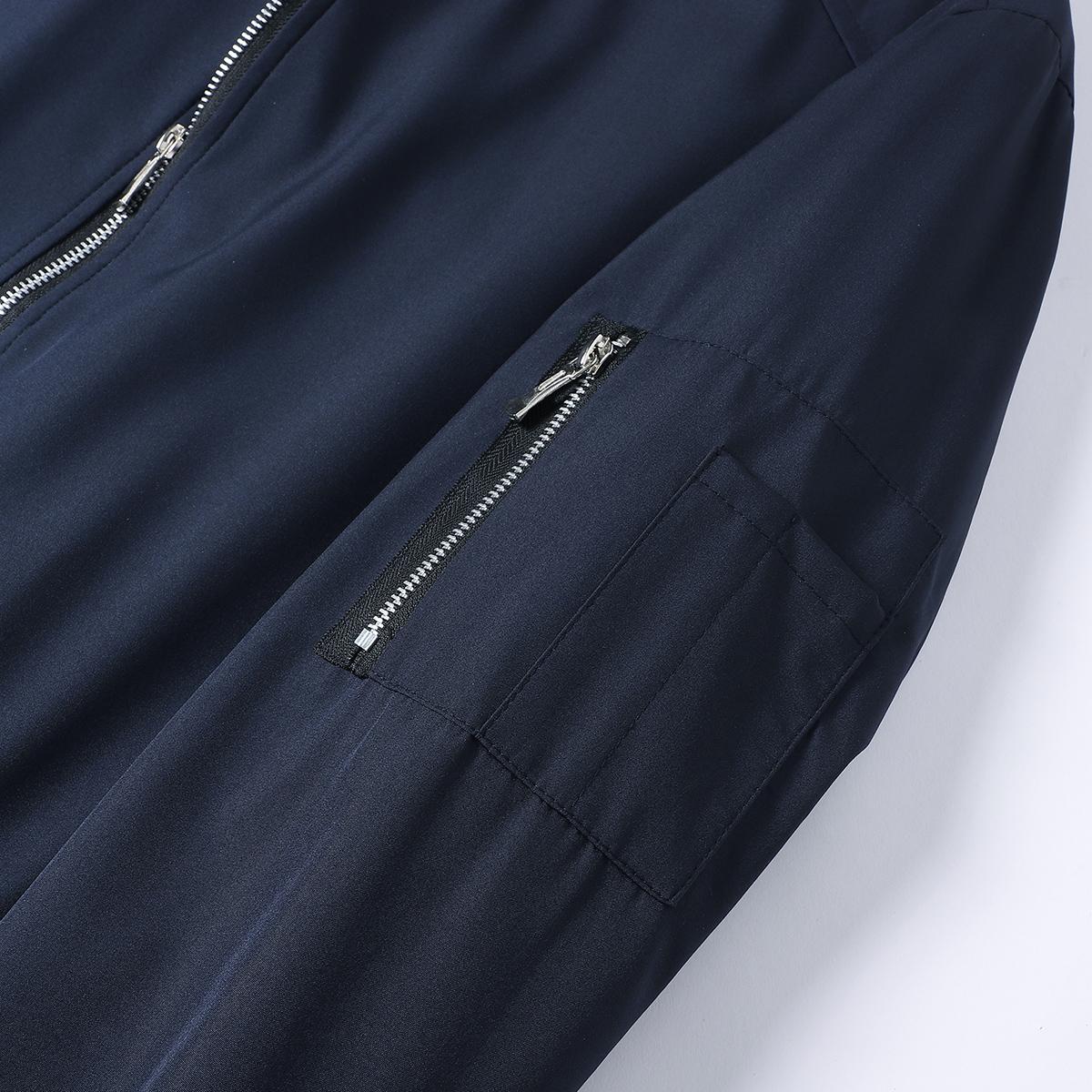 Men's Casual Stand Collar Jacket - Autumn Winter Coat with Pocket Design, Polyester Lining, Regular Fit, Sleek Finish, Modern Menswear, Fine Tailoring