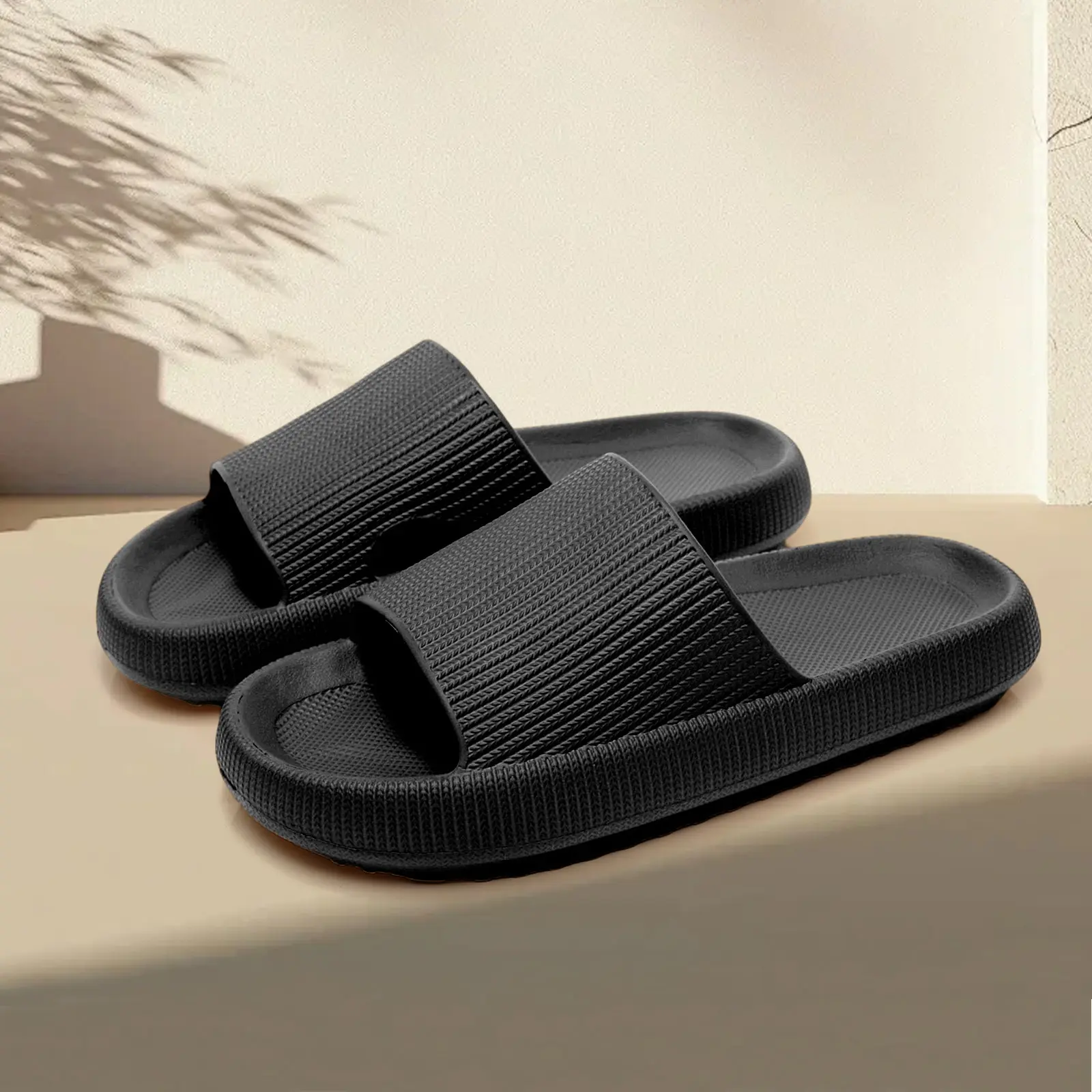 Lumubby Men's Orthopedic Slippers, Slip On EVA Slides with Arch Support, Flexible Non-Slip Sole for Plantar Fasciitis Pain Relief, Non Slip Slippers, Ergonomic Design