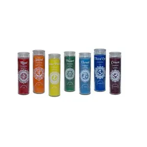 Chakra candle set  (7)