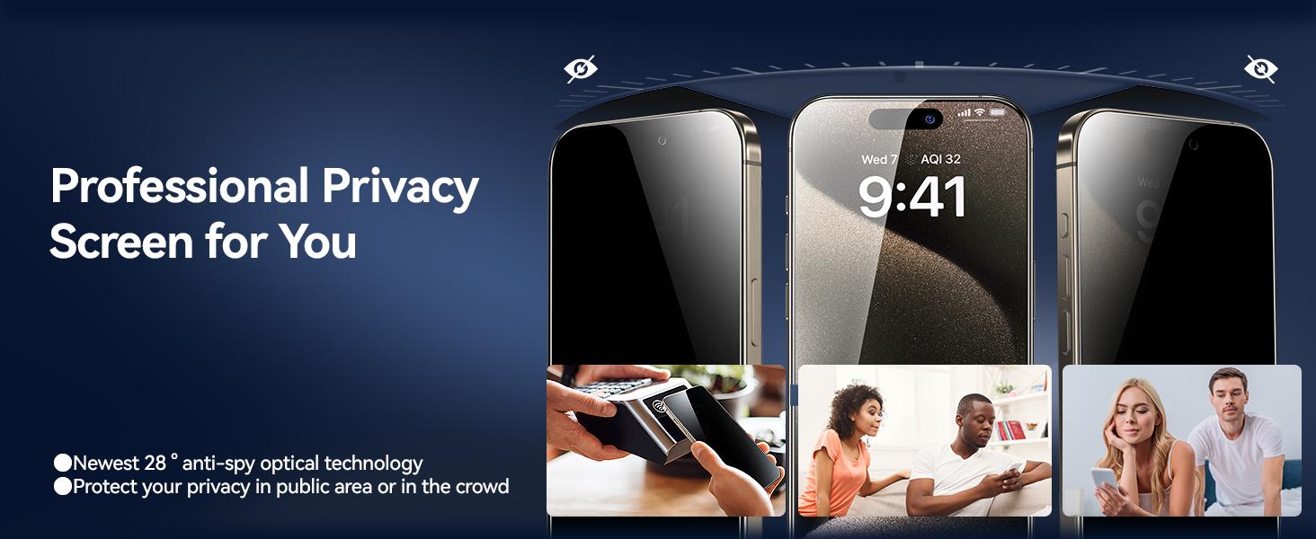 【3s Quick Paste】SmartDevil 2 Pack HD Clear Screen Protector for iPhone 17promax/17pro/16promax/16pro/15/15pro/14/13pro/13 Tempered Glass, Military-Grade Shatterproof Protection, Bubble-free, Scratch Resistant Fast&Easy Installation, Anti-Spy Privacy Film 【3s Quick Paste】SmartDevil 2 Pack HD Clear Screen Protector for iPhone 17promax/17pro/16promax/16pro/15/15pro/14/13pro/13 Tempered Glass, Military-Grade Shatterproof Protection, Bubble-free, Scratch Resistant Fast&Easy Installation, Anti-Spy Privacy Film