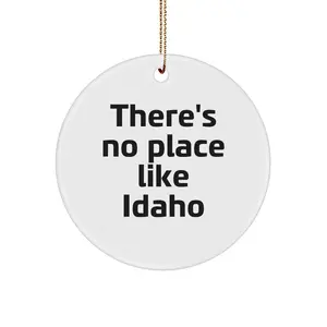 Funny Idaho Circle Ornament Gifts from Friends and Family for Christmas