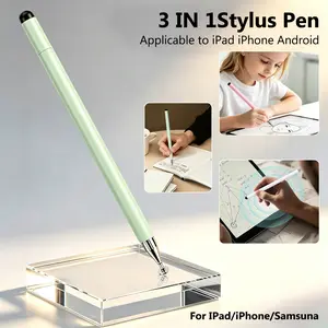 3-in-1 Stylus Pen – Ballpoint, Flat Nib & Touchscreen. One Pen Applicable to Paper, iPad, Phone & Switch. Perfect for School, Office & Travel.DealsForYouDays