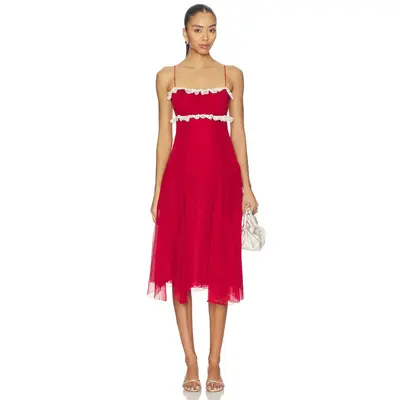 Red Glitter Slip Dress for Love of Lemons - TikTok Shop