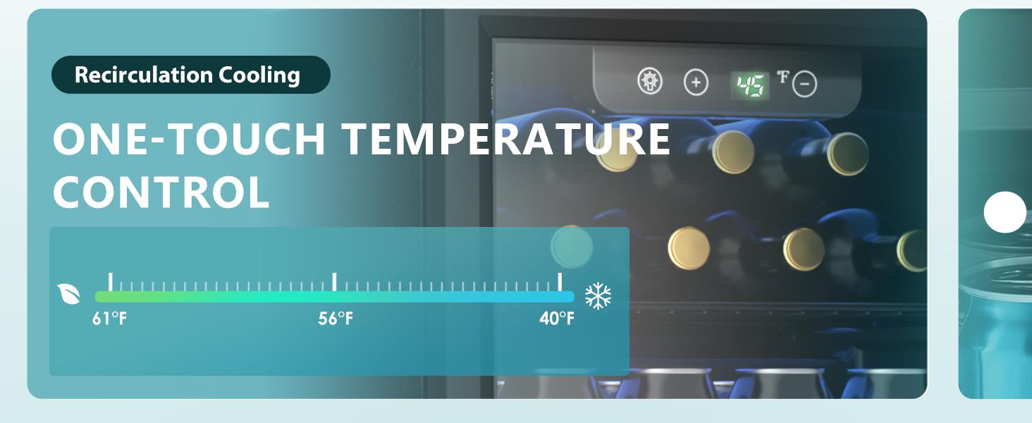 EUHOMY 55 Can Beverage Refrigerator cooler-Mini Fridge Glass Door for Beer Drinks Wines, Freestanding Beverage Fridge with Adjustable Shelves Blue LED for Home/Office/Dorm/Bar (1.3cu.ft)