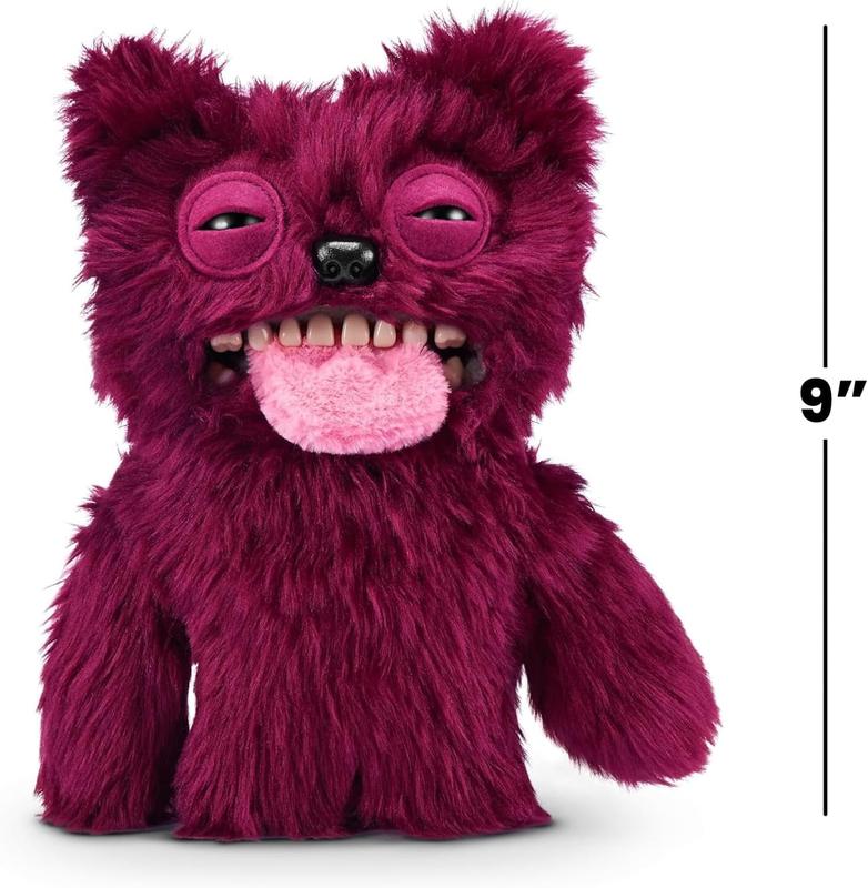 ZURU Fugglers Hairy Fuggs - Funny Ugly Monster Plush - 9 inches (Sir Belch)