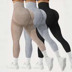 Hijesse High Waisted Leggings for Women Tummy Control Yoga Pants for Workout Running Athletic Women's Leggings Plus Size High Stretch Fabric Seamless Design - Womenswear, Fitness Tights, Bottom