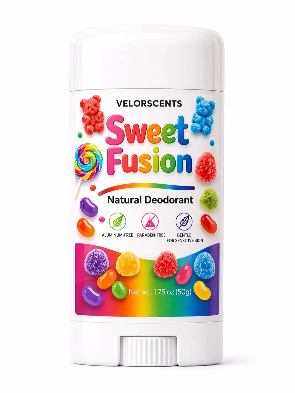 Velorscents Deodorant for Kids & Teens I Aluminum-Free, Paraben-Free, Hypoallergenic I 24-Hour Protection