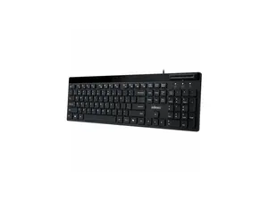 Adesso AKB-140SB Desktop Keyboard with Smart Card Reader - Cable Connectivity - Full-size - USB Type A, USB Type C Interface - 104 Key(s) - Home, Email, Search, Volume Down, Volume Up, Play/Pause, Sto