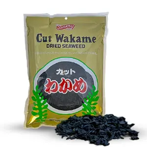 Wakame Cut Dried Seaweed 2.5oz - Premium Kelp Flakes for Miso Soup, Ramen & Salads