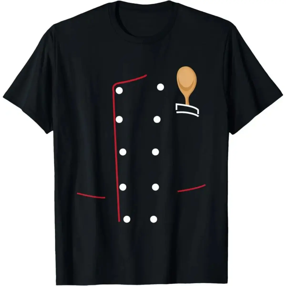 Chef Coat T-Shirt Chef Uniform Jacket Shirt Culinary GIFT T-Shirt Menswear Top Vintage Distressed Graphic Big Man Streetwear Tshirt