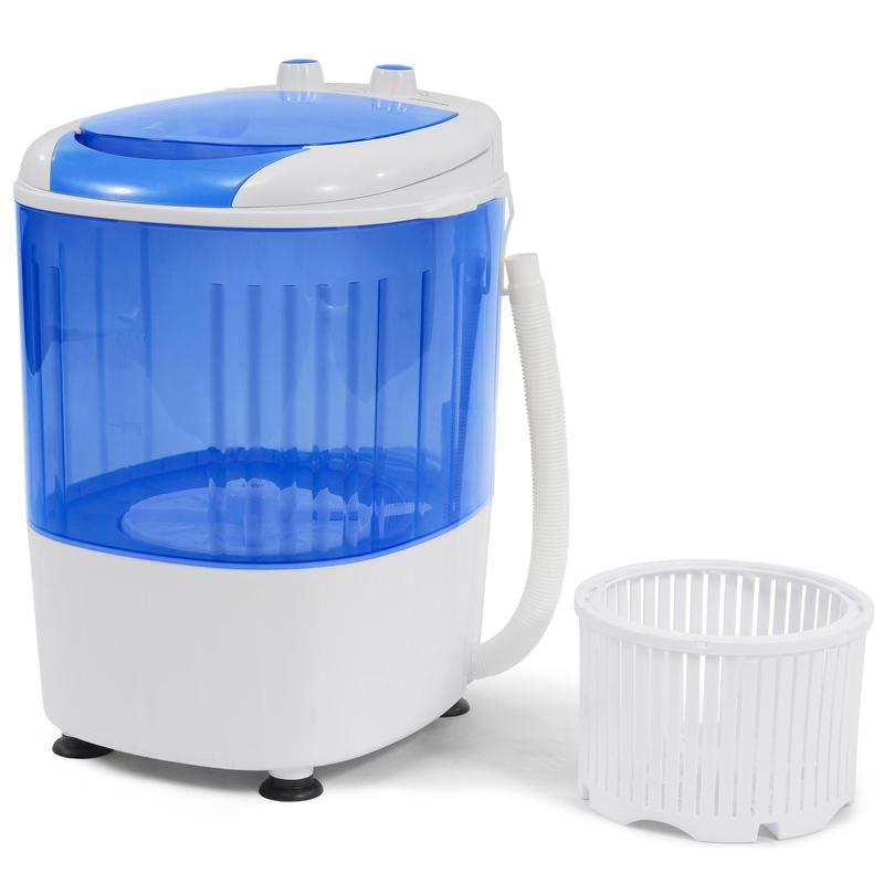 Mini Portable Washer with Spin Dryer – 5.5 lb Capacity Compact Washer with Spin Timer Control, Ideal for Homes, Apartments, RVs & Small Living Spaces, 2-in-1 Washer & Spin Dryer for Efficient Laundry Care