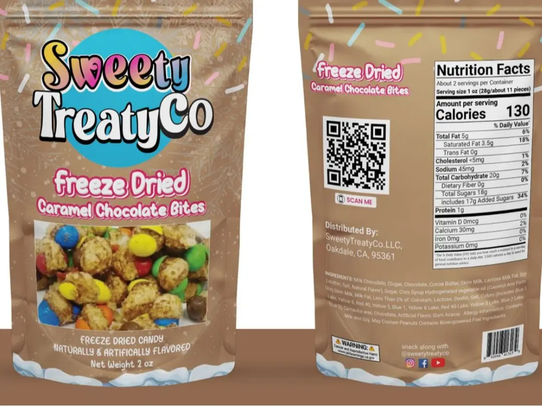 Freeze Dried Caramel Chocolate Bites - Intense Flavor Snack Bonbon - Candies freeze dried candy Freeze Dried Caramel Chocolate Bites - Intense Flavor Snack Bonbon - Candies freeze dried candy