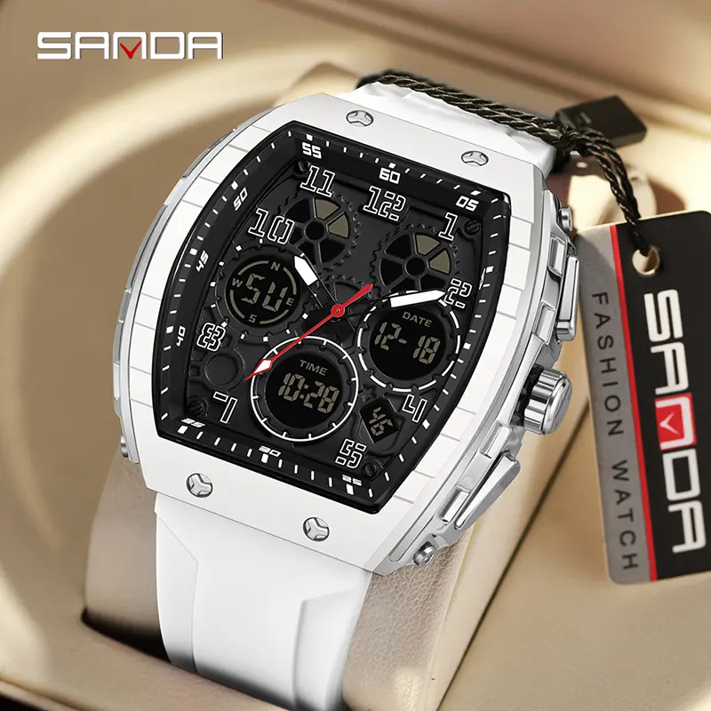 Men's watches are suitable for daily wear and various occasions, featuring a casual style and an adjustable alarm