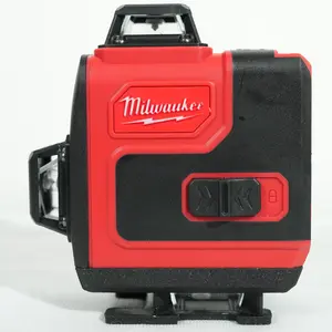 Milwaukee M12 16 Line Green Beam Self Leveling Laser Level Vertical Horizontal Cross Line Construction Layout Tool With Carry Bag