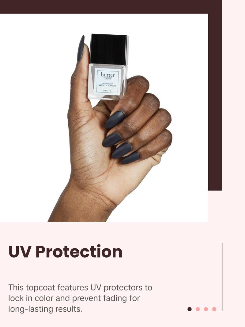 Hardwear Matte UV Topcoat, 0.2 fl oz