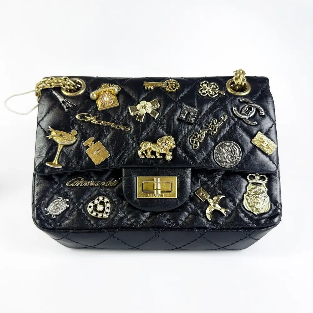 Pre-owned CHANEL 2.55 Lucky Charms Limited Edition Chain Shoulder Bag【1070】
