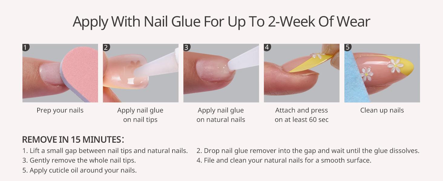 BTArtboxnails x LongHairPrettyNails press on nails Square Almond Oval and Stiletto press on nails with 5 desgins,32 pcs Each