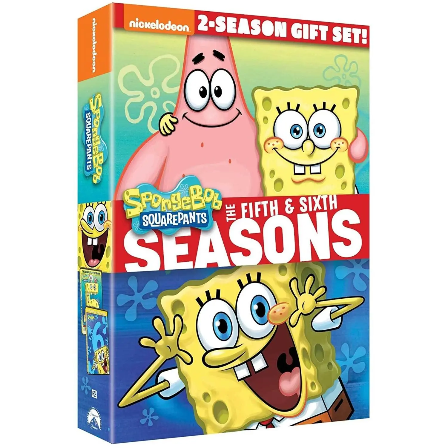 SpongeBob SquarePants: 5th & 6th Seasons Animation Family DVD Boxed Set - Paramount, Full Frame, Dolby, English, No Age Restriction