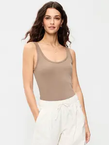 Old Navy Women's First-Layer Ribbed Scoop-Neck Tank Top