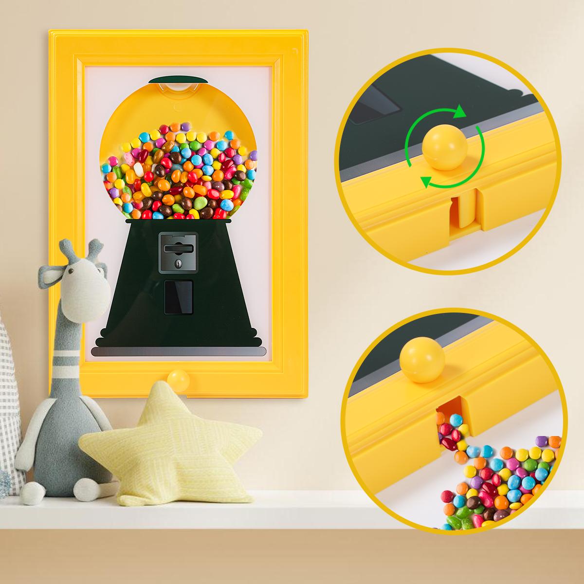 Candy Dispenser Picture Hanging Frame Gumball Machine Design for Fast Distribution of Candies Nuts Dog & Cat Treats Perfect for Birthday Holiday Gifts Candy Dispenser Picture Hanging Frame Gumball Machine Design for Fast Distribution of Candies Nuts Dog & Cat Treats Perfect for Birthday Holiday Gifts