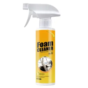 Car steering wheel foam cleaner, leather seat care product, multi-functional interior cleaner for stain removal