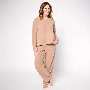 Comfort Code 2-piece Marshmallow Knit Top & Pant Lounge Set