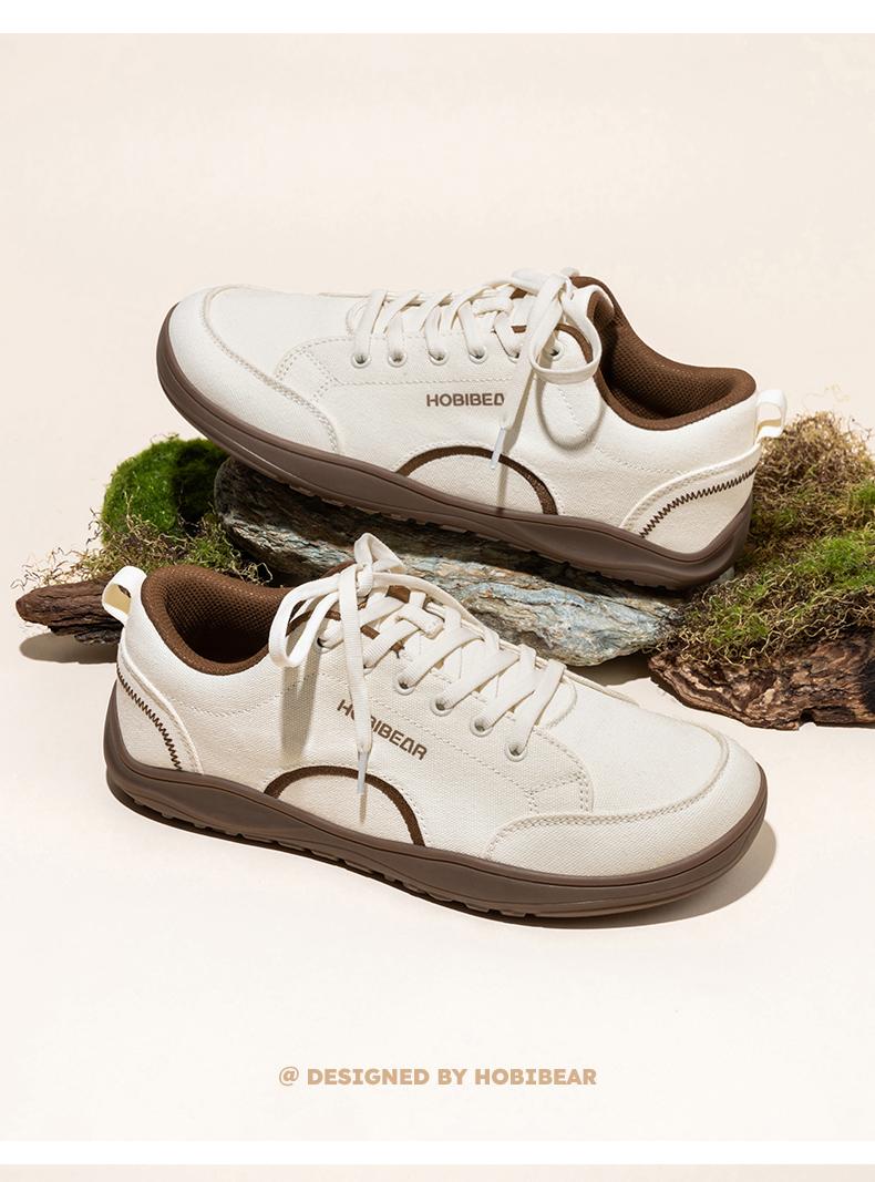 HOBIBEAR Wide-Toe Women's Spring/Autumn Outdoor Shoes with Rubber Sole, Durable Athletic Sneakers for Casual Daily Wear