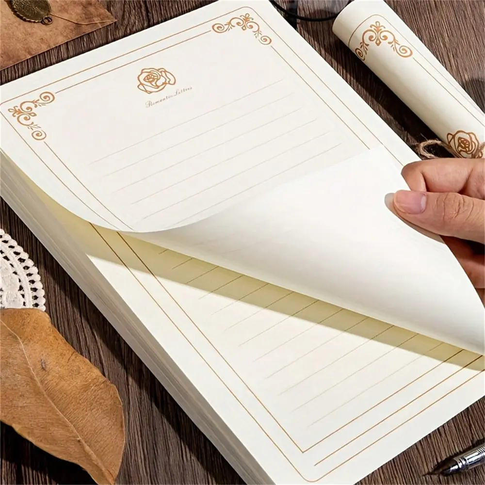 A5 Thick & Smooth Writing Paper, Stationery Paper, Classic Ruled Paper, 30/60/120 Sheets, Elegant &, Ideal for Calligraphy, Journaling, Office Use, Heavy Weight Paper, Stationery Supplies