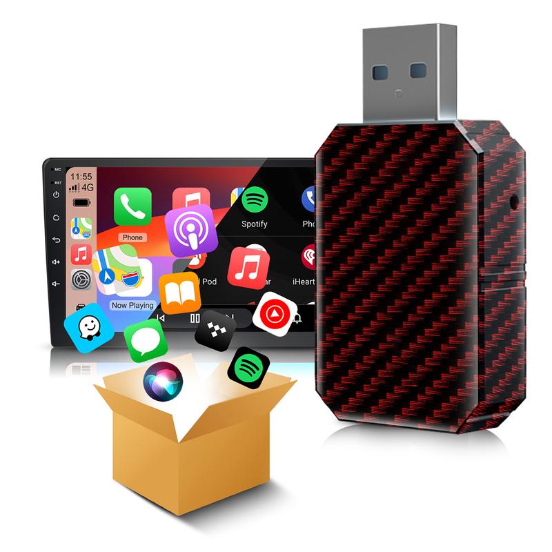 2025 new color scheme  Wireless Apple carplay Adapter ,Stability converts wired to wireless automotive blue tooth electronic accessories