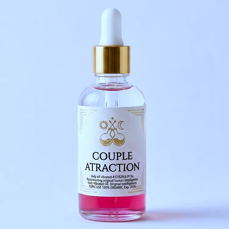 COUPLE ATTRACTION Holy Vibrated Oil to kundalini awakening dropper glass bottle 30 ml